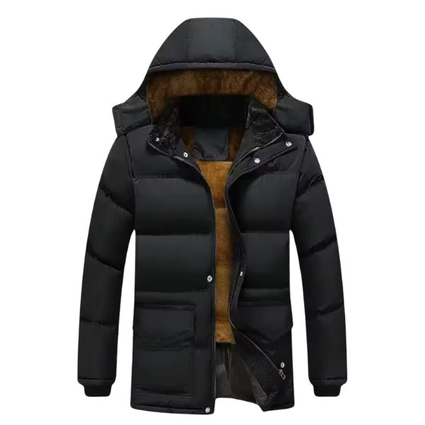 Matthias | Warmer Fleece Mantel für Männer Winter