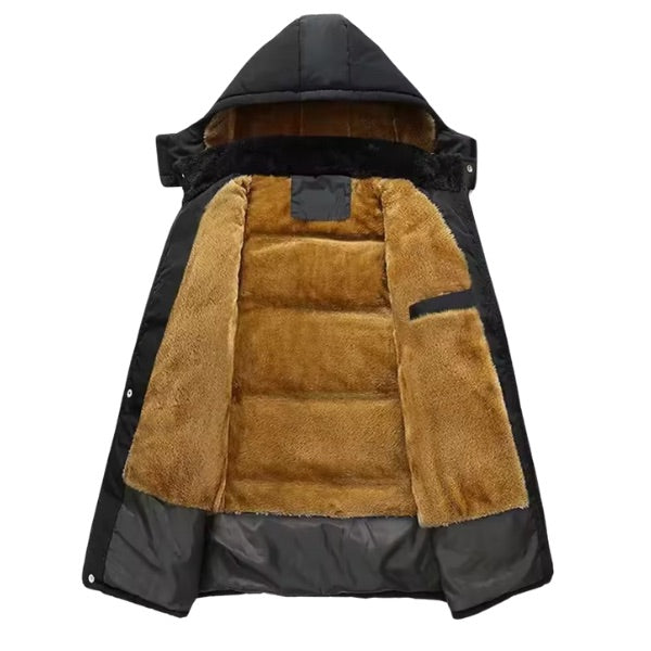 Matthias | Warmer Fleece Mantel für Männer Winter