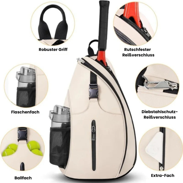 Vortexia | Robuste Unisex Sporttasche für Tennis/Padel