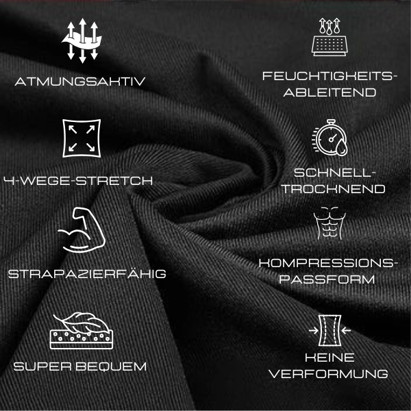 Vortex | Atmungsaktives Kompressionsshirt für Herren Sommer