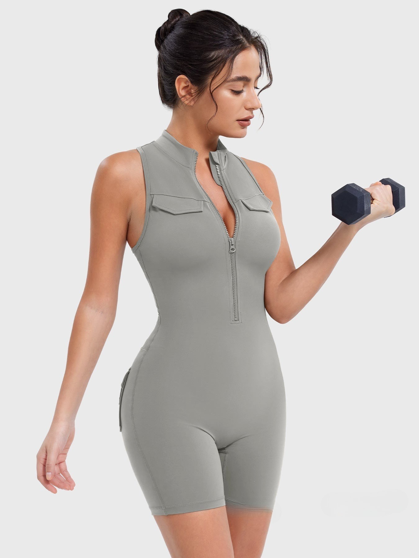 Zylox | Flexibles Activewear-Romper für Damen Sommer