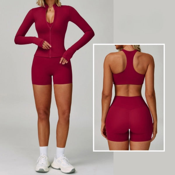 Tivaro | Atmungsaktives 3-teiliges Set für Damen Sommer