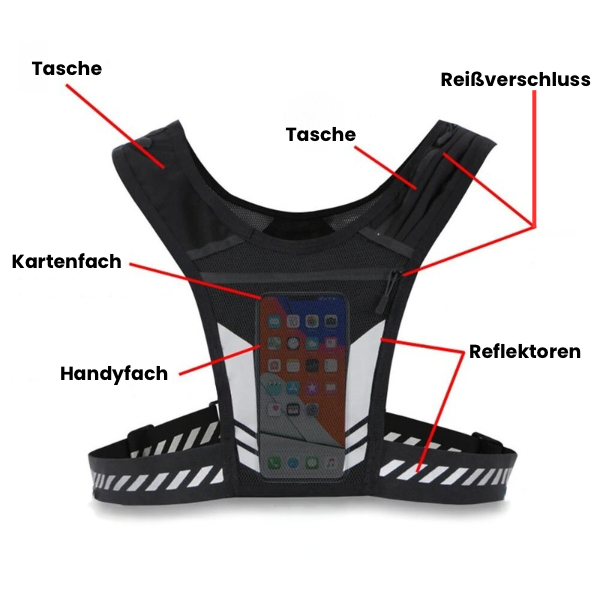 Auron | Leichter Unisex Laufrucksack mit Trinksystem