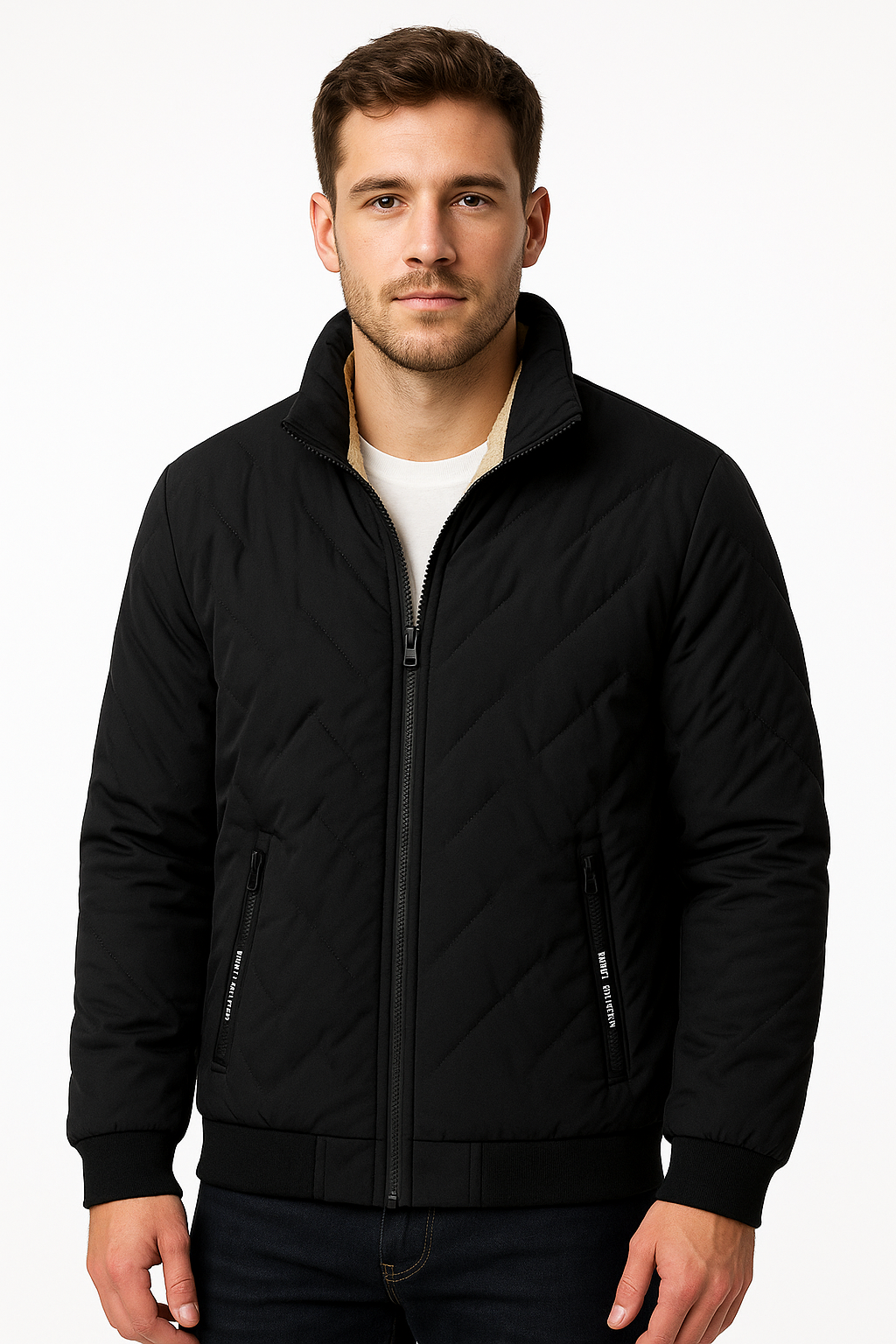 Leon | Winddichte Jacke für Männer Winter Warm