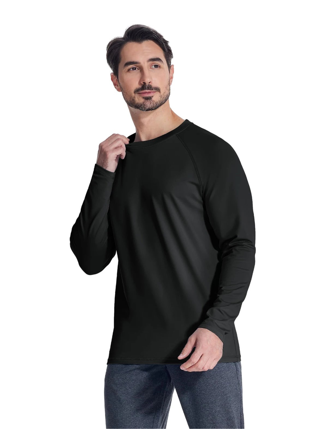 Teraxo | Atmungsaktives Langarmshirt für Herren Winter