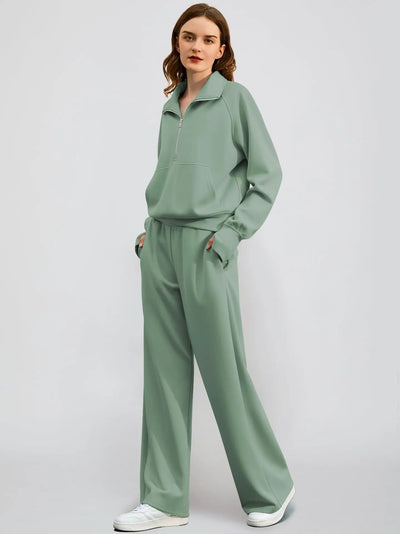 Amelie | Lässiges Sportliches Set für Frauen Langarm 12