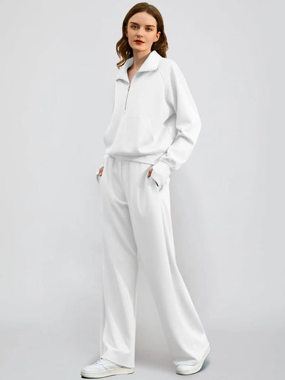 Amelie | Lässiges Sportliches Set für Frauen Langarm 14