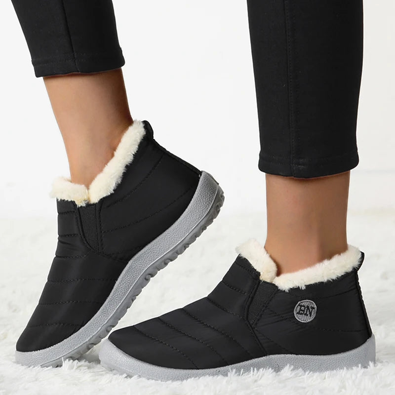 Amelie | Warm Slip-On Sneakers für Frauen Winter 3