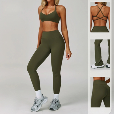 Zylor | Atmungsaktives Yoga Set für Damen 2-teilig