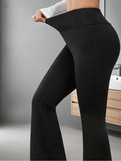 Lea | Warme Winter Fleece Schlaghose für Damen