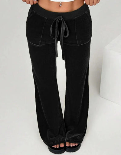 Clara | Elegante Samt Hose für Frauen Hoch Taille 1