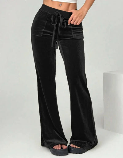 Clara | Elegante Samt Hose für Frauen Hoch Taille 4