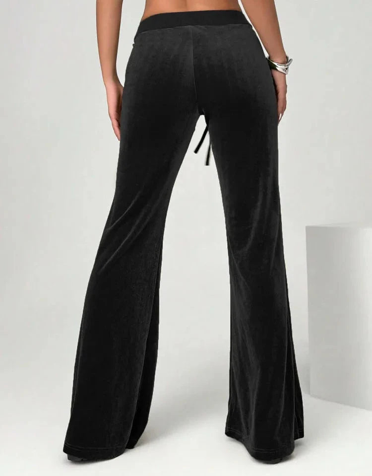 Clara | Elegante Samt Hose für Frauen Hoch Taille 5