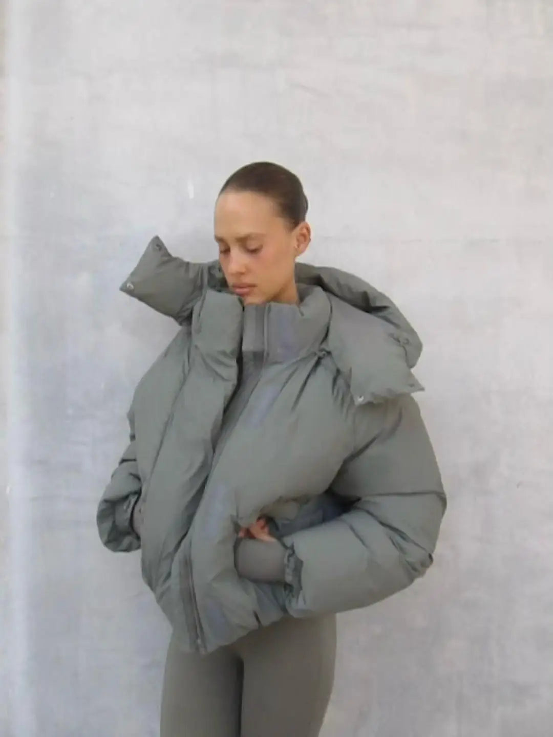 Clara | Eleganter Baumwollmantel für Frauen Mit Hut 5