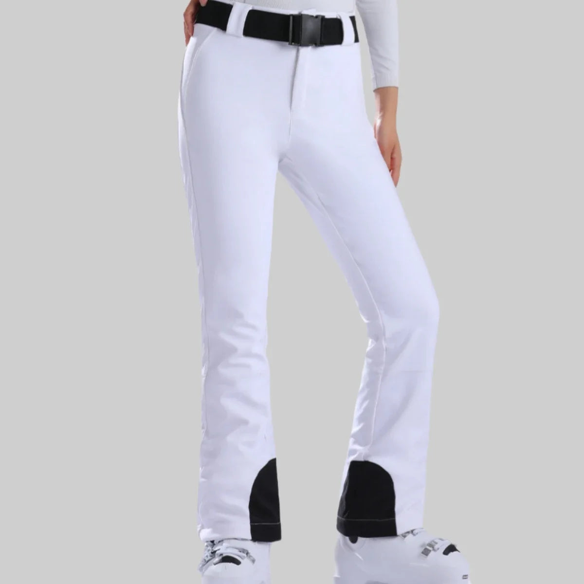 Clara | Slim Fit Schneehose für Damen Schwarz Winter 3