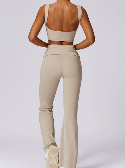 Elviro | Atmungsaktive High-Waist Leggings für Damen Freizeit