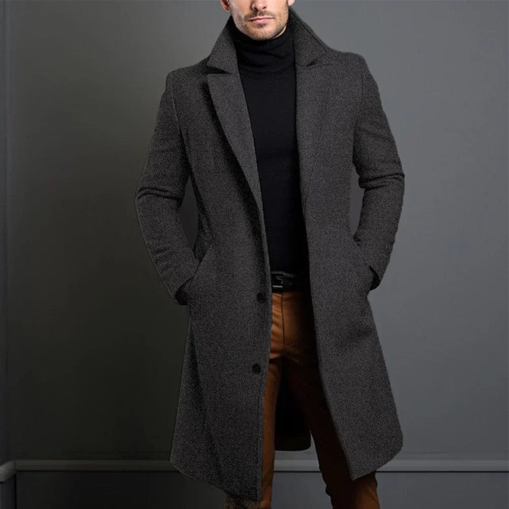 Franz | Eleganter Wollmantel für Herren Winter 0