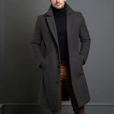 Franz | Eleganter Wollmantel für Herren Winter 0