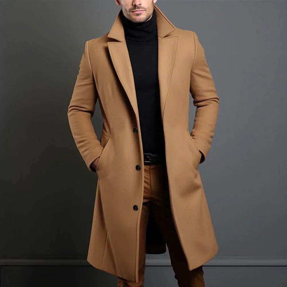 Franz | Eleganter Wollmantel für Herren Winter 3