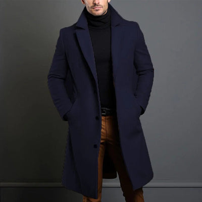 Franz | Eleganter Wollmantel für Herren Winter 4