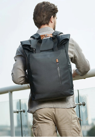 Knighto | Erweiterbarer Laptop Rucksack für Herren Reisen 0