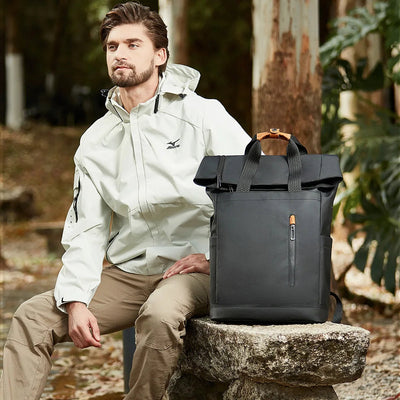 Knighto | Erweiterbarer Laptop Rucksack für Herren Reisen 1