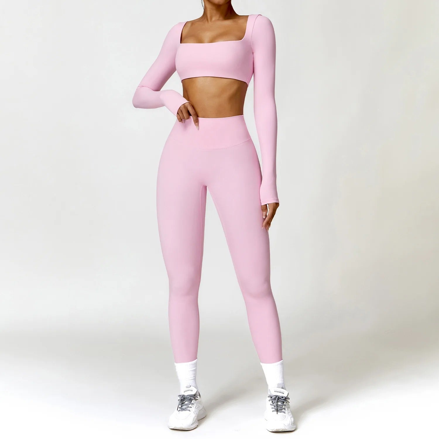 Lantor | Elegantes Langarm-Top & Hosen-Set für Damen 0