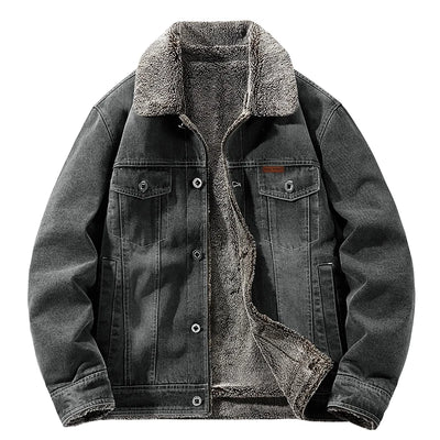Leon | Bequeme Denim Jacke für Herren Warm 1