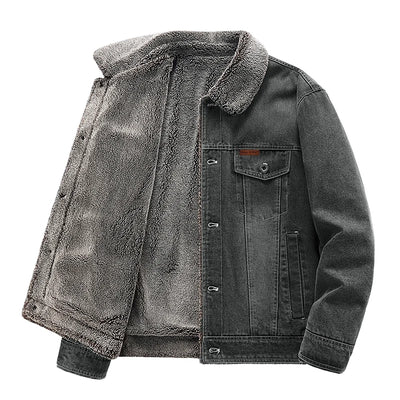 Leon | Bequeme Denim Jacke für Herren Warm 2