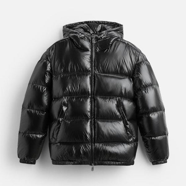 Leon | Bequeme Pufferjacke für Männer Schwarz Winter 5