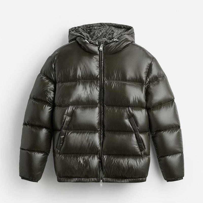Leon | Bequeme Pufferjacke für Männer Schwarz Winter 6