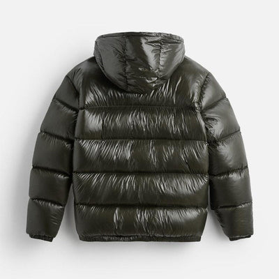 Leon | Bequeme Pufferjacke für Männer Schwarz Winter 7
