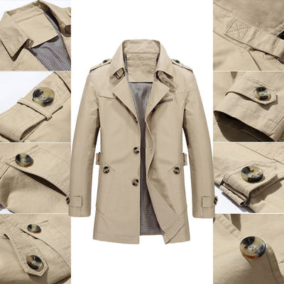 Leon | Stylish Winterjacke for Herren Warm 6