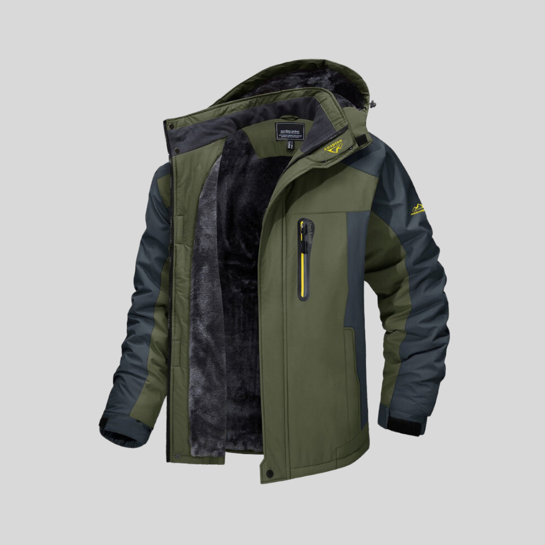 Leon | Technische Winterjacke für Herren Fleecefutter 0