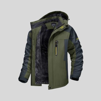 Leon | Technische Winterjacke für Herren Fleecefutter 0