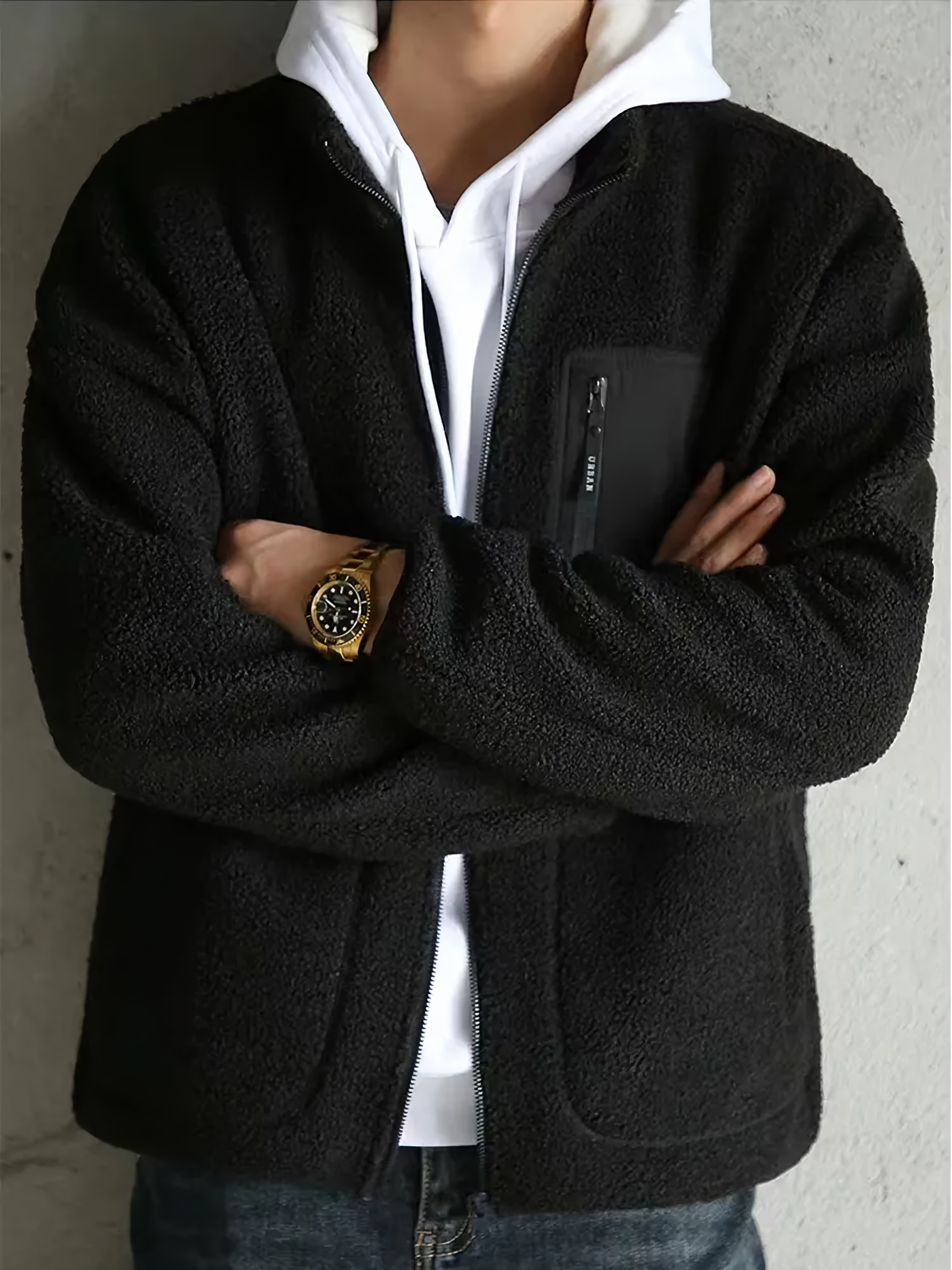 Leon | Warm Fleecejacke für Herren Mit Reißverschluss 5