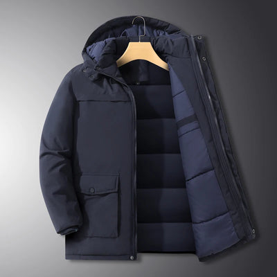 Leon | Warme Herrenjacke für Winter Casual Baumwolle 3