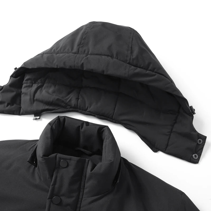 Leon | Warme Herrenjacke für Winter Casual Baumwolle 5