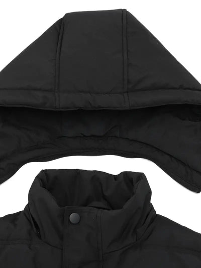 Leon | Warme Pufferjacke Schwarz für Herren Winter 1