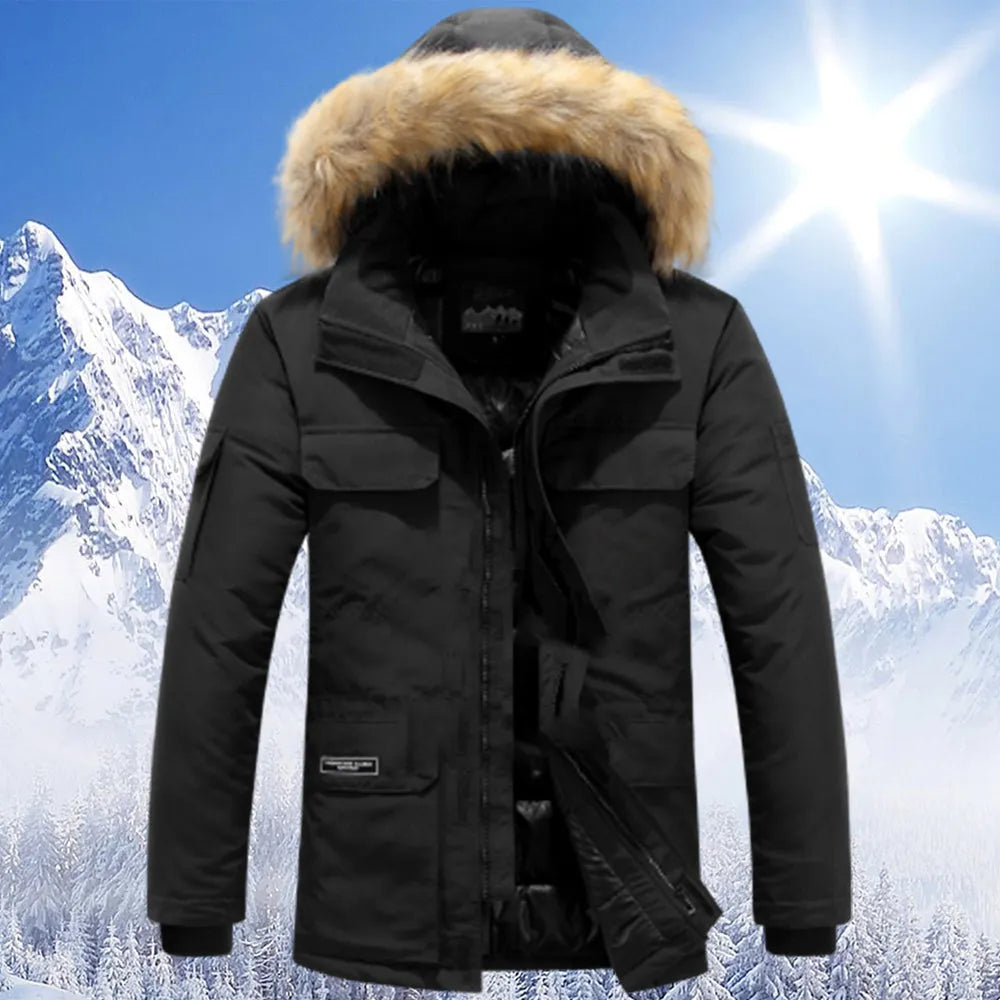 Leon | Warme Winterjacke für Herren Fleecegefüttert 2
