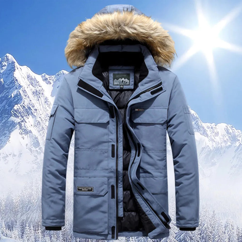 Leon | Warme Winterjacke für Herren Fleecegefüttert 5