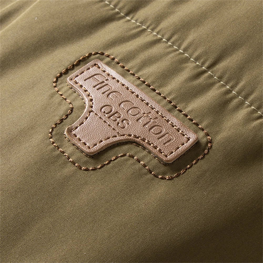 Leon | Winddichter Leder-Mantel für Herren Winter 7XL 4