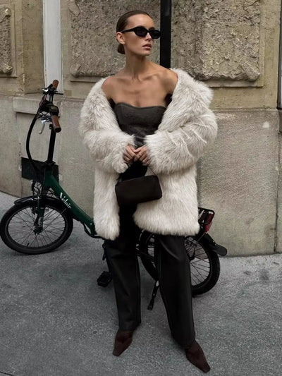 Macy | Eleganter Oversize Wollmantel für Damen Winter 2