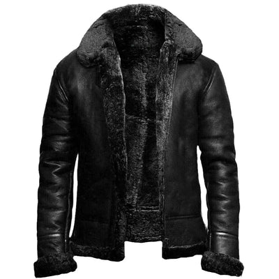 Noah | Elegante Lederjacke für Herren Mit Fell Winter 0