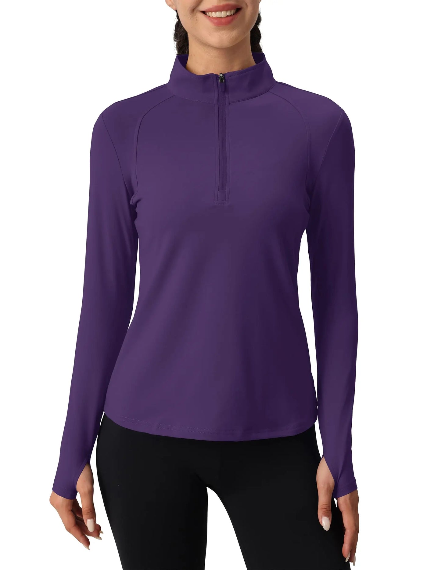 Tervon | Atmungsaktiver Damenpullover mit Viertel Reißverschluss 10