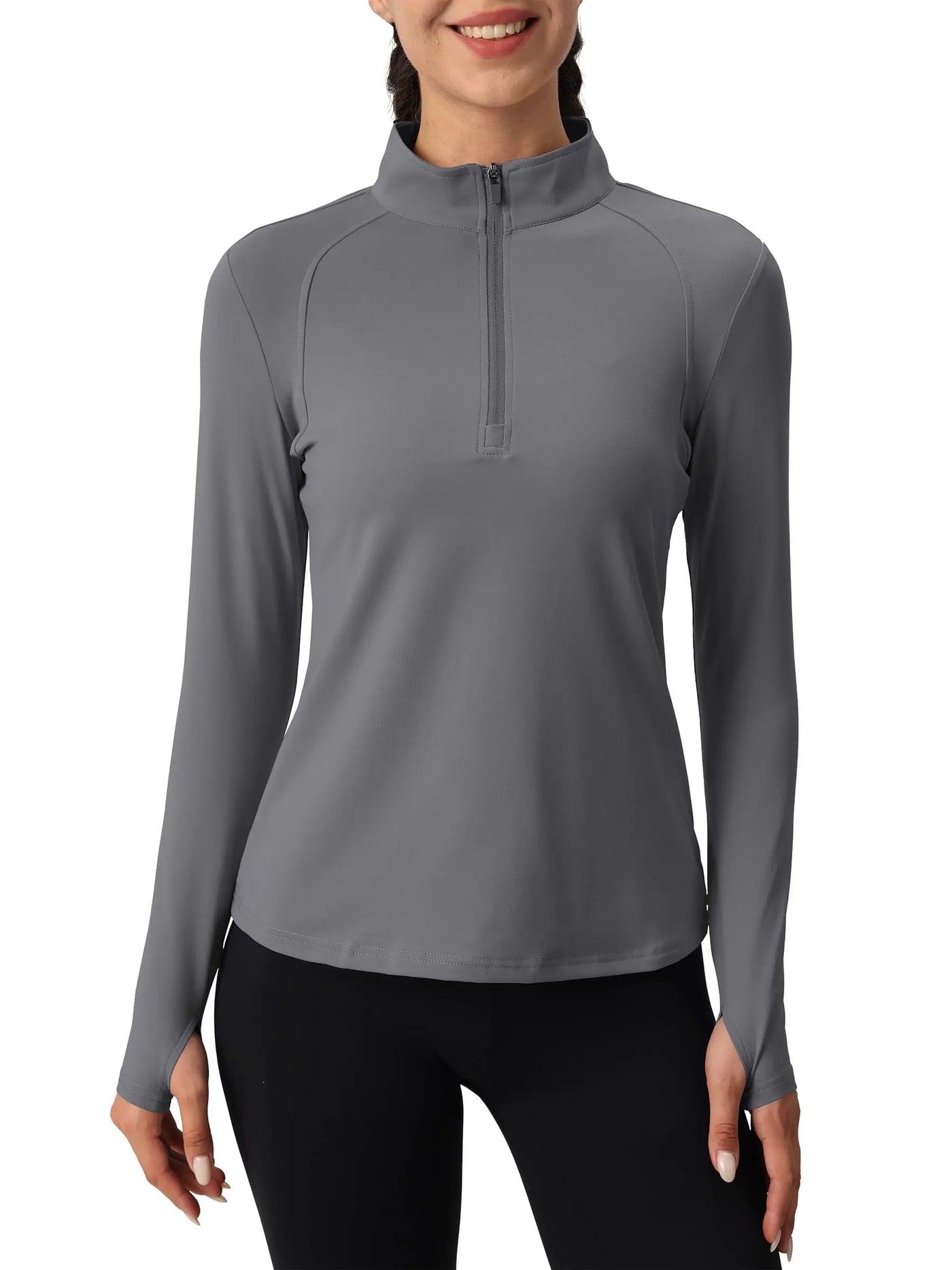 Tervon | Atmungsaktiver Damenpullover mit Viertel Reißverschluss 12