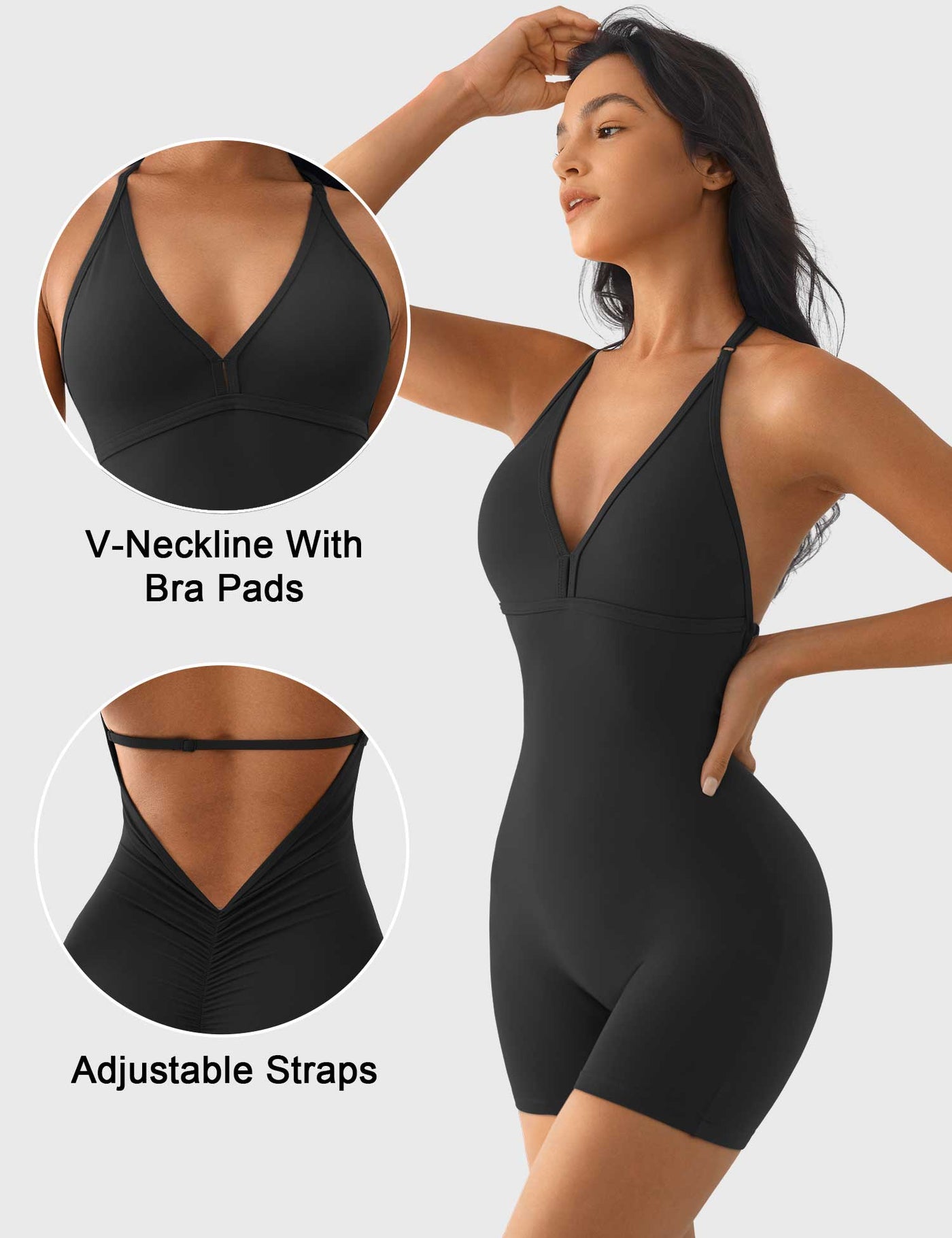 Valtor | Atmungsaktiver Jumpsuit für Damen Sommer Weiß 8