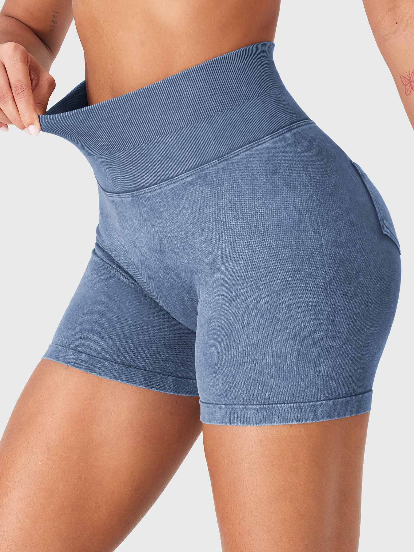 Valtorix | Flexible Shorts für Damen Denim-Look Sommer 3
