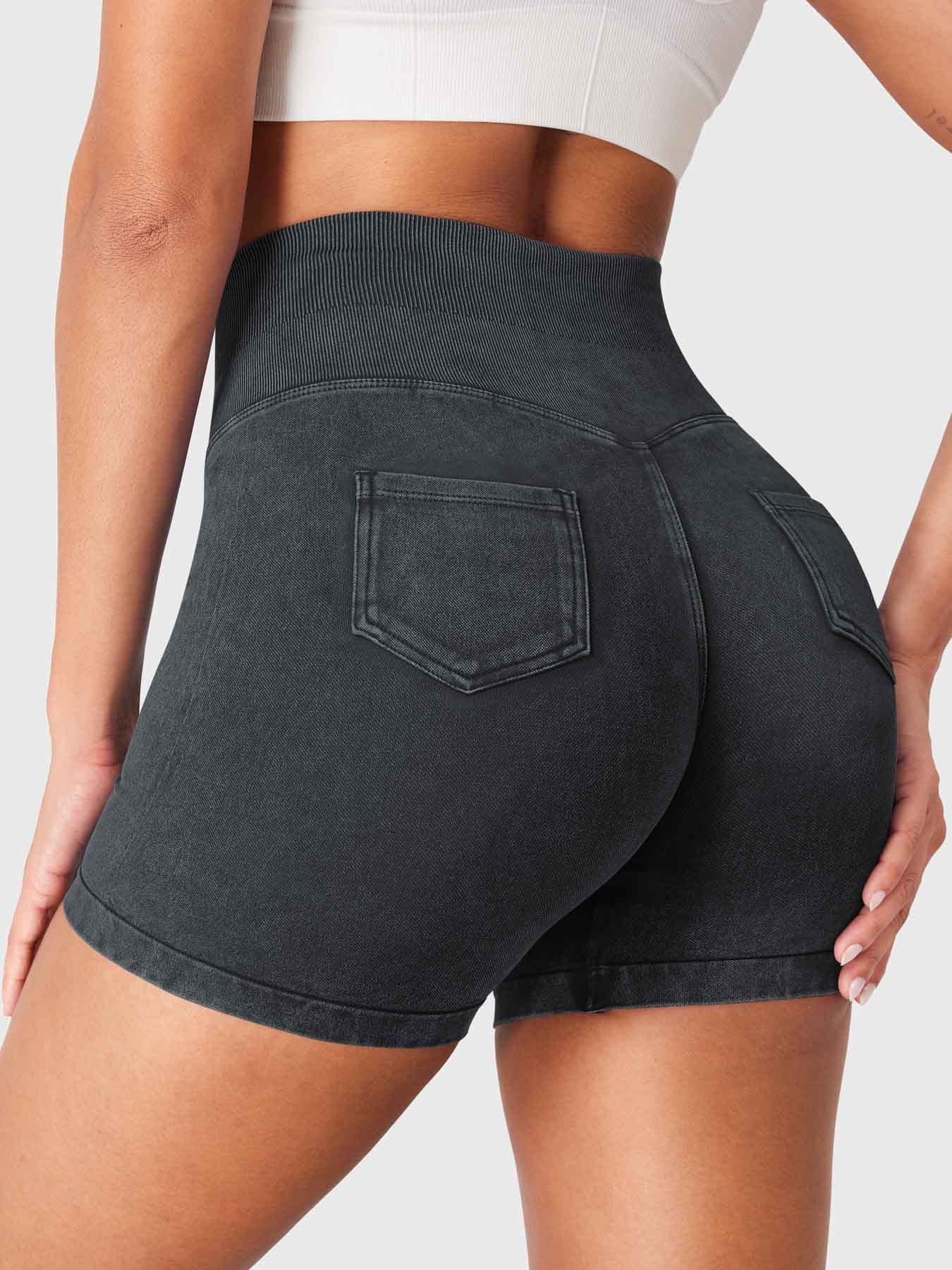 Valtorix | Flexible Shorts für Damen Denim-Look Sommer 6