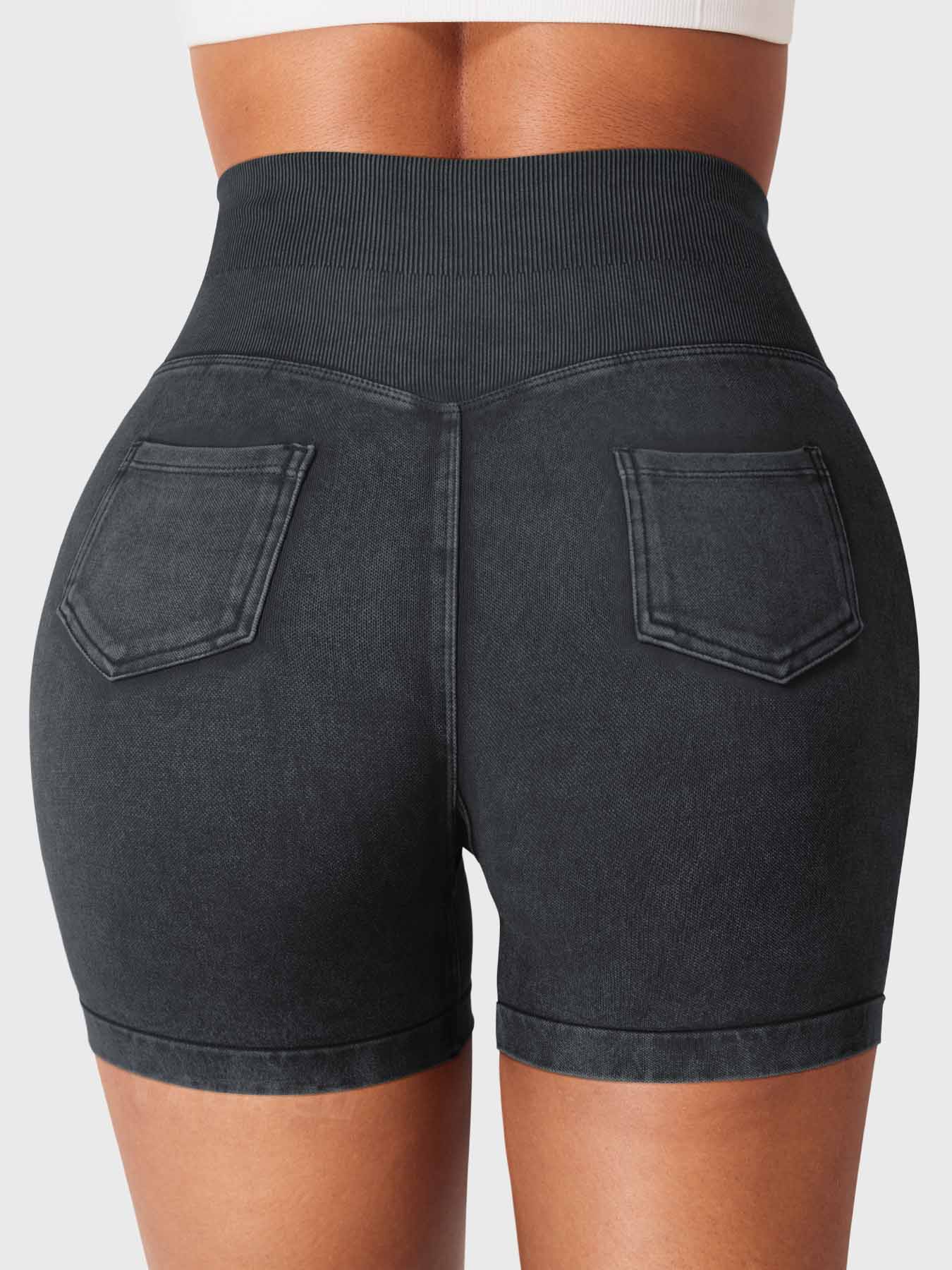 Valtorix | Flexible Shorts für Damen Denim-Look Sommer 8